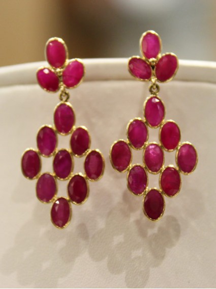 gold earrings