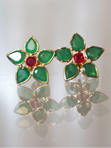 gold earrings